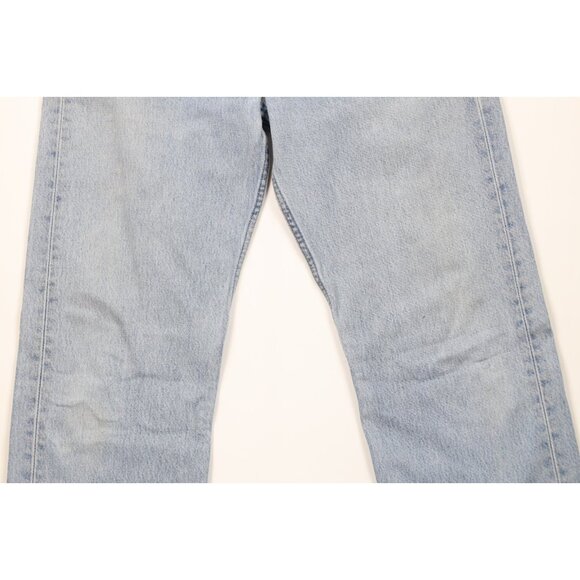 Vintage Y2K 2000 Levis 501xx Mens 33x32 Distressed Button Fly Original Fit Jeans - Picture 3 of 16